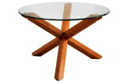 Heart of House - Oakington Solid Oak and Glass - Dining Table
